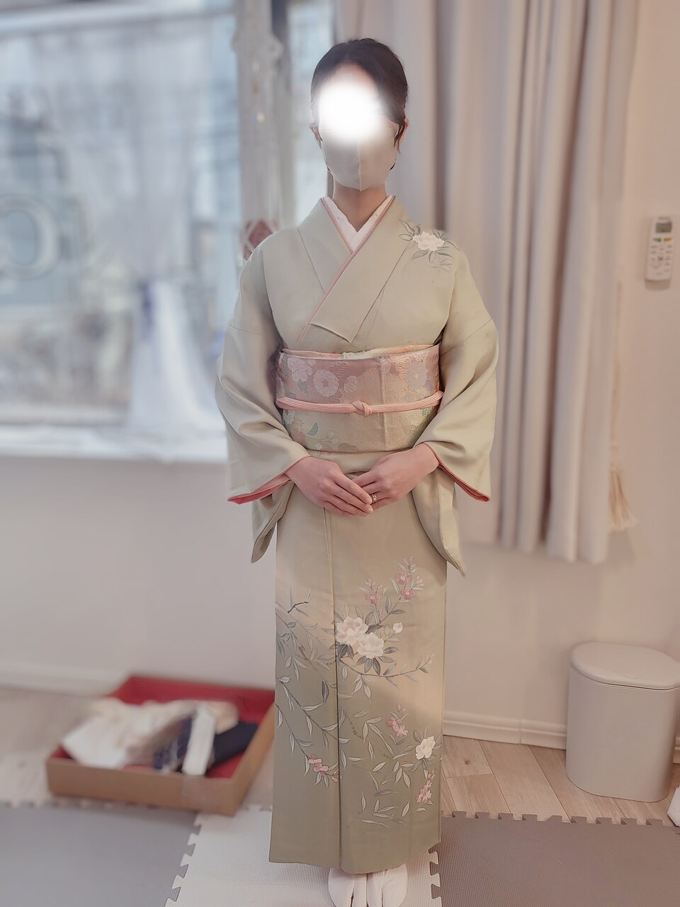 訪問着(お太鼓結び)着付け：L182633558｜イノチカ(INOCHIKA)のヘア