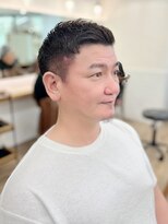 ネオリーブ クーロ メゾン 横浜(Neolive curro Maison)&nbsp;アップバング×ナチュラルベリーショート[メンズ]