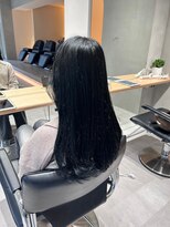 ヘアサロン ガリカ 表参道(hair salon Gallica)&nbsp;【miko】韓国風ヘア/暗髪カラー/ブルーブラック/クリアブラック