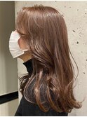 レイヤーカット/マロンブラウン