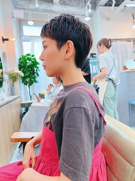 シビバイレボ(CIBI by revo) 地毛風カラー/ナチュラルレイヤーカット/ショートボブ[船橋]