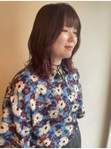 カシスカラー×チェリーレッド