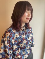 ツイギー 宮西店(TWiGGY) カシスカラー×チェリーレッド