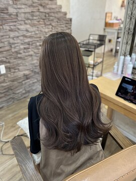 ヘア カンパニー トワ 千葉店(TOWA) 千葉/千葉駅/ブリーチなし/ダブルカラー/透明感カラー/ベージュ