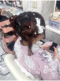 ガーリースタイル/心斎橋/ヘアメ/セットサロン