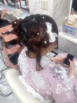 ゴート アミティ(G.O.A.T AMITY) ガーリースタイル/心斎橋/ヘアメ/セットサロン