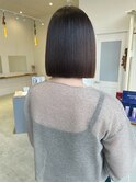 切りっぱなしボブ