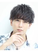 ダークアッシュ/韓国マッシュ/ニュアンスパーマ[池袋駅/men's]