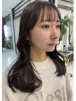 プランタン フォー ヘアー(printemps FOR HAIR)&nbsp;__結んでも巻いても可愛い顔まわりカット__韓国ヘア