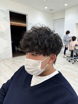 タブー 岐阜店(TABOO)&nbsp;シャドウパーマ　メンズマッシュ刈り上げなし