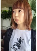ミディアムボブ/姫カットレイヤー/20代30代40代
