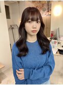 韓国風レイヤー/ラベンダーブラウン