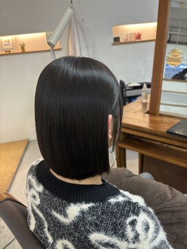 エフフォーユアヘアー 北方店(F for your hair) タッセルボブ