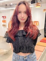 ナル(nalu.)&nbsp;レッドカラー/バーガンディー/赤茶色/ブリーチカラー/二子玉川