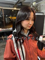 コワファーストナガサキシャンプーボーイ(COIFF1RST NAGASAKI SHAMPOO BOY) 長崎 レイヤーカット/顔周り/韓国