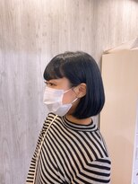 ミリ 奈良店(mm)&nbsp;顎ラインボブ　オン眉カット　髪質改善トリートメント