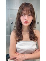 ノイ 銀座(noi)&nbsp;韓国ヘア／ミディアム/レイヤーカット／前髪カット