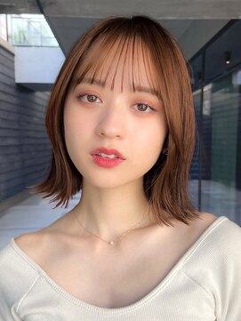 ガーデンヨコハマ(GARDEN YOKOHAMA) ボブレイヤーカット 切りっぱなしボブ 小顔 ボルドーカラー