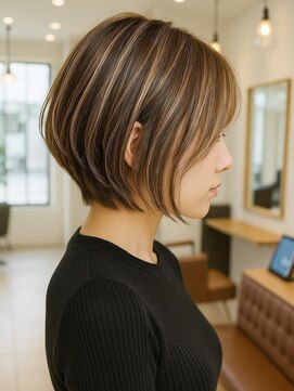 アトリエナガノツー 千葉富士見店(atelier nagano 2) ハイライトカラー/くびれヘア/レイヤーパーマ[千葉駅]