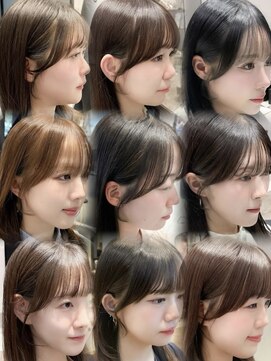 ハルキミナト ジャパン ヨコハマ(HARUKI MINATO japan YOKOHAMA) 顔周りカット/前髪カット/盛れる顔周り