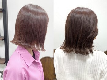 ロアール(LOIRE)の写真/再現性の高いカットで、自宅でもサロン帰りのスタイルをキープ。毎日のスタイリングが楽になる♪