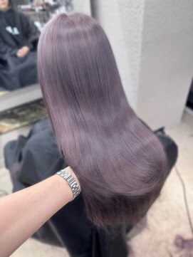 エン 栄店(enne) 大人ガーリー/ダークアッシュ/ミディアムレイヤーカット/栄