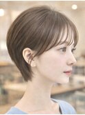 大人可愛いショートヘア
