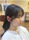 【顔まわりカット】耳かけ小顔ライン