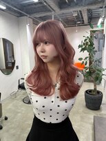 トーン(tone)&nbsp;ピンクベージュ×韓国くびれミディアム