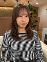コカゲ ヘアアンドリラックス(KOKAGE hair&relax)&nbsp;顔まわりのレイヤースタイル