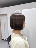 切りっぱなしボブ