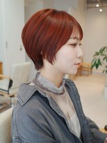 グレイン キャンバス 川崎(grain canvas.) オレンジ/ショートボブ/ボブ/ミニボブ/髪質改善/リタッチ/川崎