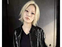 .elice 心斎橋 ダブルカラー/ウルフレイヤーカット【9/1NEWOPEN(予定)】の雰囲気(ブロンドデザイン/ウルフカット/ダブルカラー)