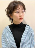 外ハネショートウルフ