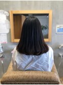 柔らかナチュラルブローストレートスタイル