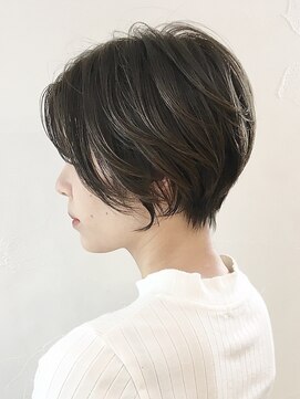 スニップ(Snip) 20代30代大人かわいい♪透明感カラー×小顔丸みひし形ショート