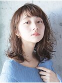 【20/30/40代】 大人女子向け抜け感ミディアムパーマ 春髪型