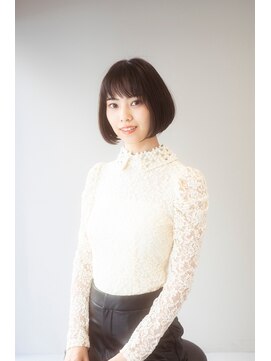 バルベストーキョーサウス(BARBES TOKYO SOUTH) 20代・30代/くびれヘア/暗髪/ニュアンスカラー/ボブ/大人可愛い