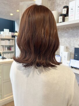 キャアリー(Caary) 福山市美容室Caary人気 可愛いピンクベージュミディアム