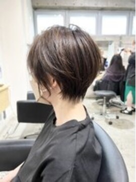 モールヘア 西中島店(MOOL hair) 大人ショートヘアイルミナカラーグレーベージュ/ニュアンス