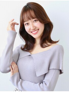 ニューヨークニューヨーク 梅田茶屋町店(NYNY) 鎖骨ミディアムくびれレイヤー