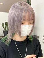 ウィコ 新宿(WICO)&nbsp;シルバーインナーグリーン[新宿駅/イメチェン/チェリーブラウン]