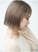 ボブ/ショートボブ/前髪×ブリーチなし韓国ヘア[新宿]