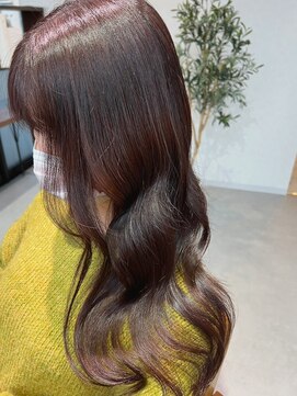 テラスヘアラボ 新潟駅南(TERRACEhairLab.) 【透明感ラベンダーブラウンカラー】