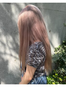 ベレーザ 渋谷(BELEZA) 5109ニュアンスカラー艶髪ハイトーンシルキーベージュオンブレ