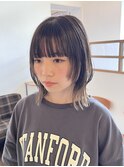 インナーベージュ/インナーカラー/レイヤーカット/ウルフ