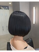 黒髪×ボブ