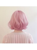 やわらかペールピンクボブ☆