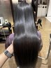 【ダメージレス美髪】カット+酸性ストレート髪質改善