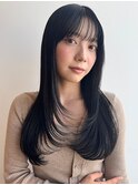 デザインカット/レイヤー/艶髪ロング